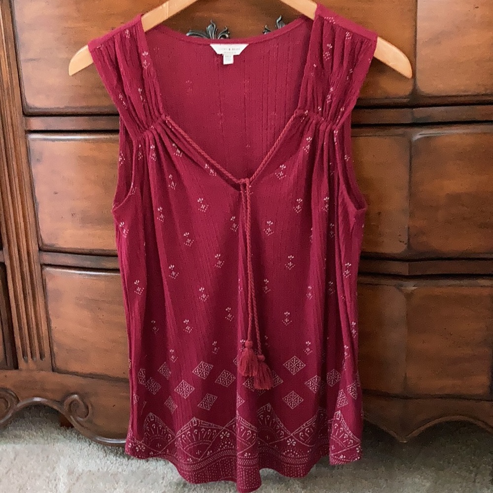 NWOT Lucky Brand Sleeveless Blouse